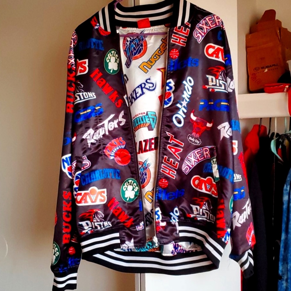 Mitchell ness large men Rare special reversible